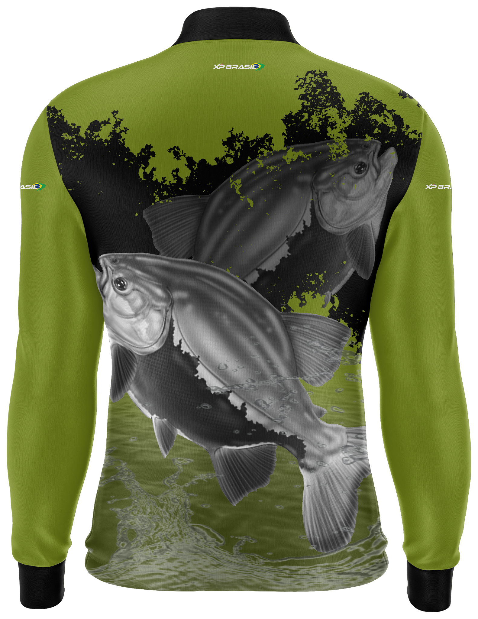 Camiseta Masculina Manga Longa XP BRASIL - PESCA 006