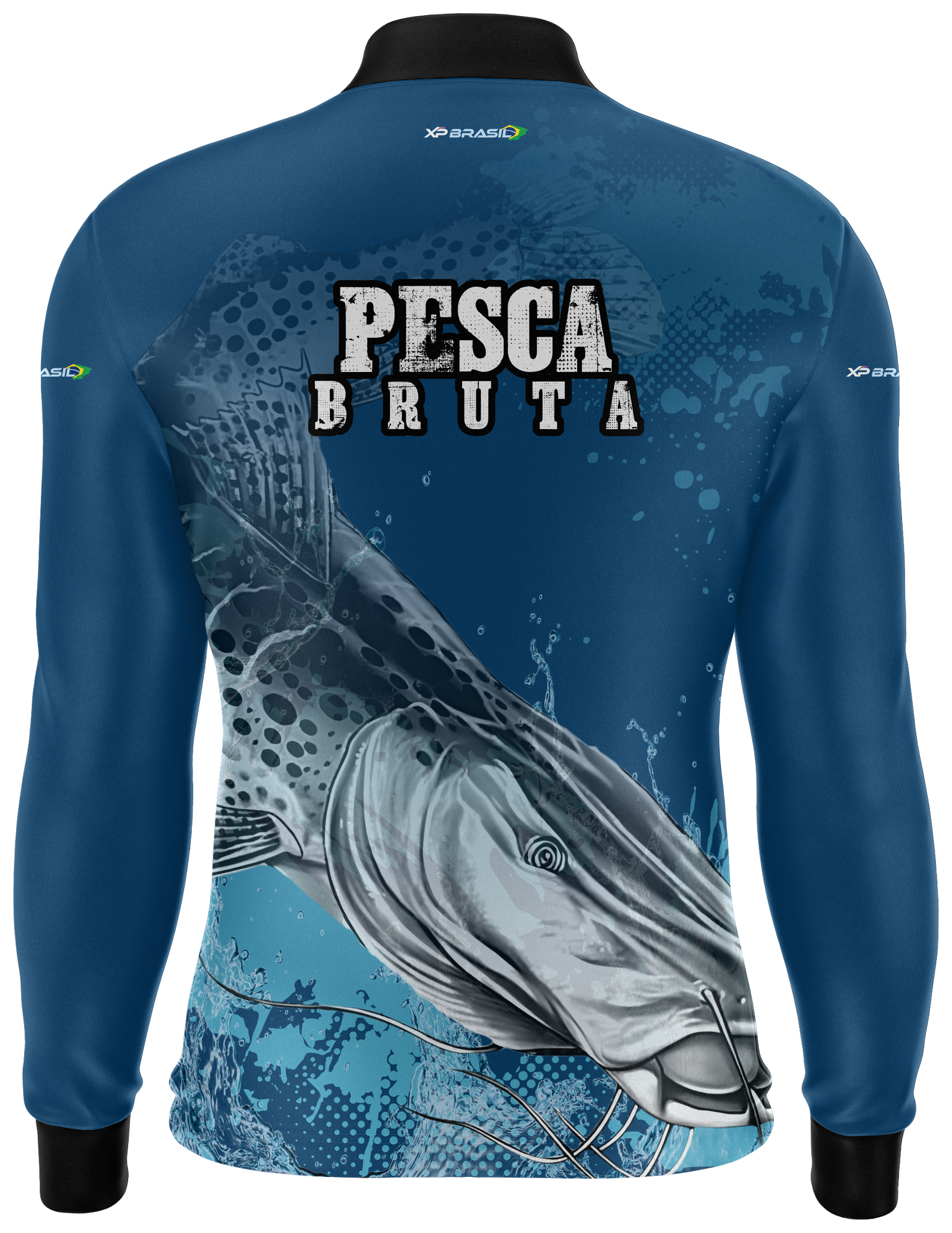 Camiseta Masculina Manga Longa XP BRASIL - PESCA 008