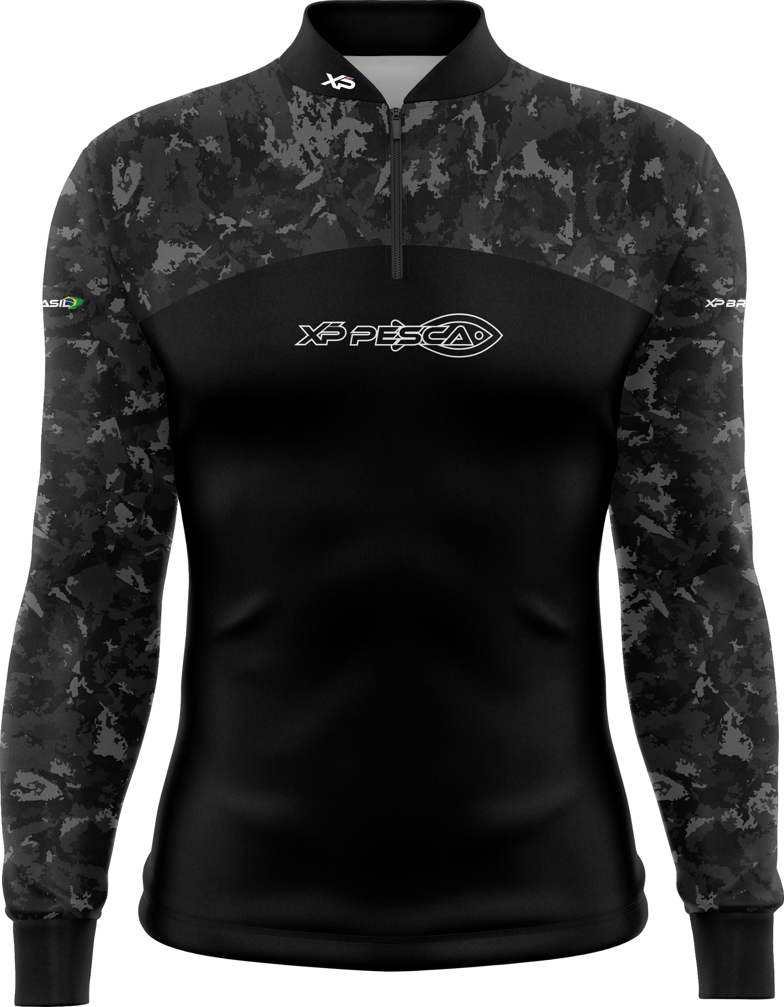 Camiseta Masculina Manga Longa XP BRASIL - PESCA 010